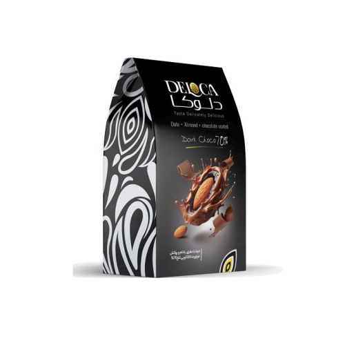 Dates with Almonds and Various Chocolate Coatings